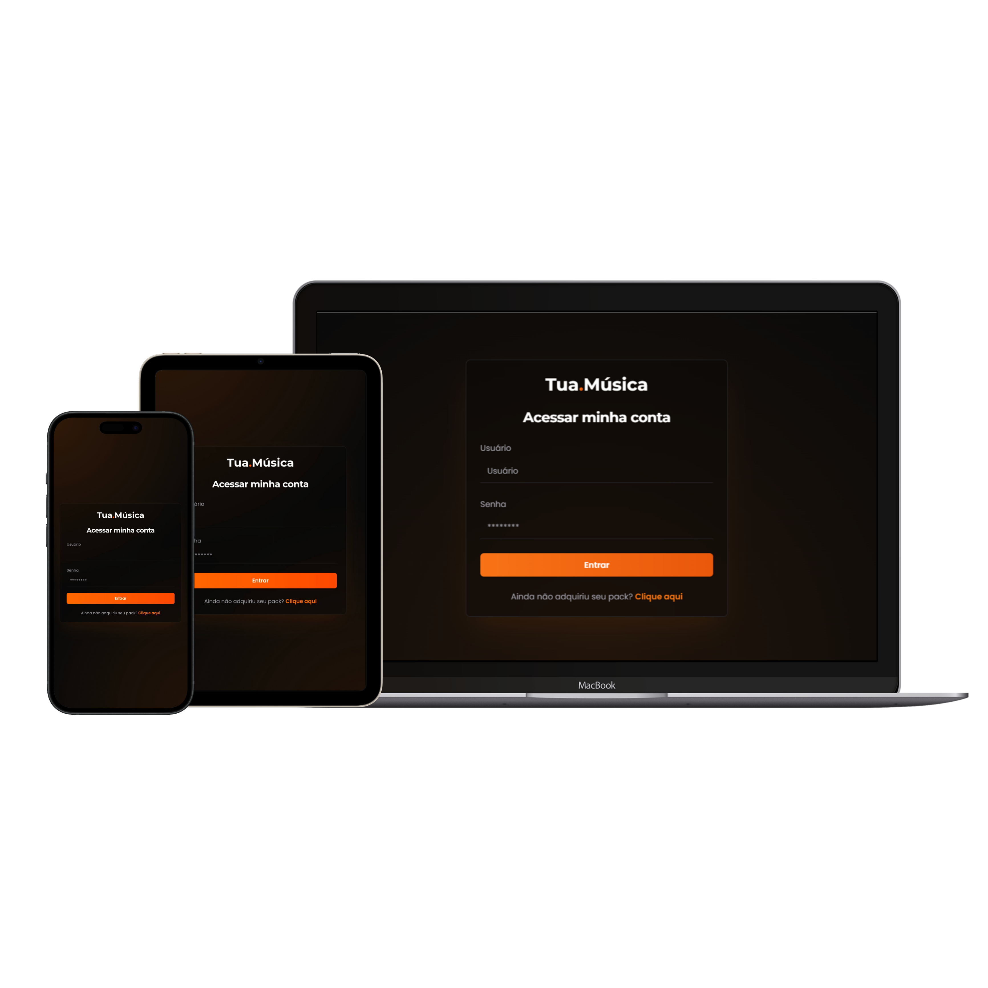Screenshot of organized music folders